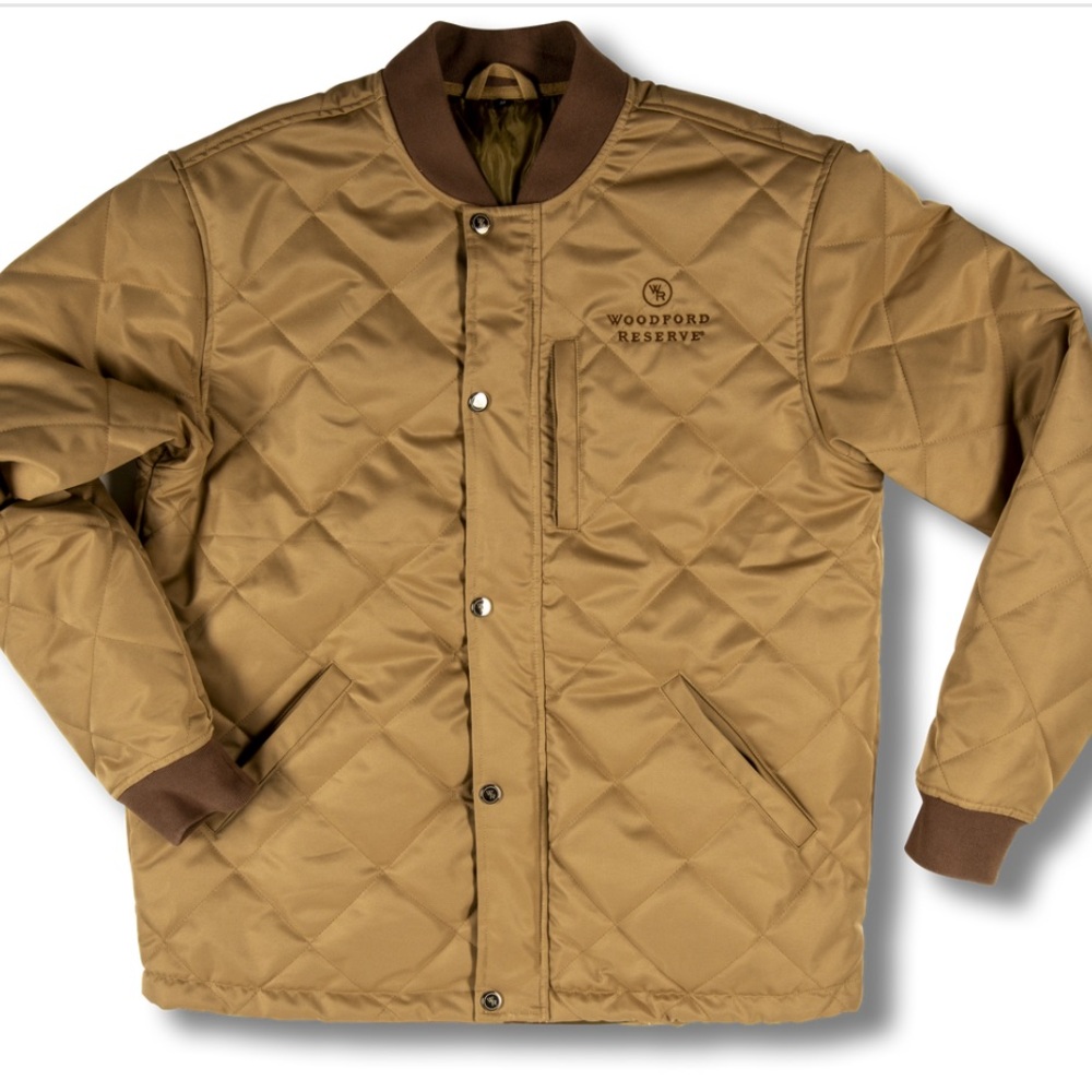 Woodford Reserve Men's Tan Quilted Jacket